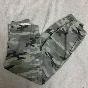 Camo high waisted joggers pants